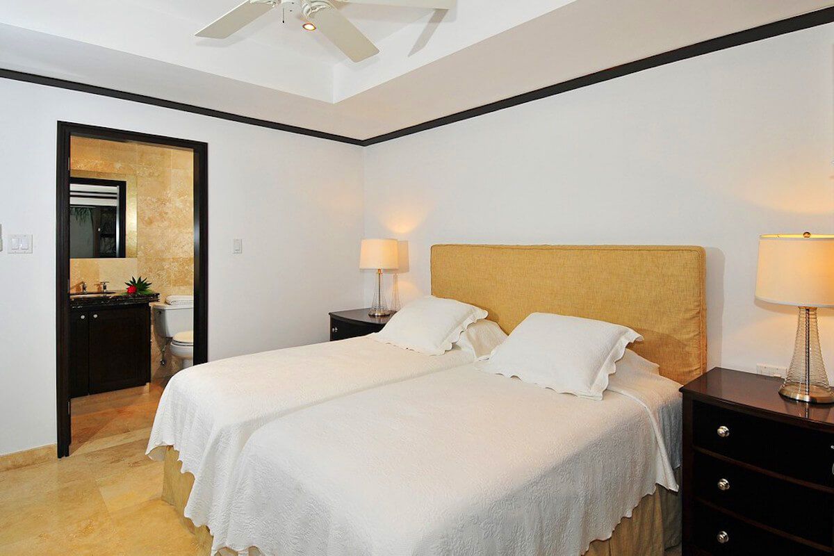 Two twin beds