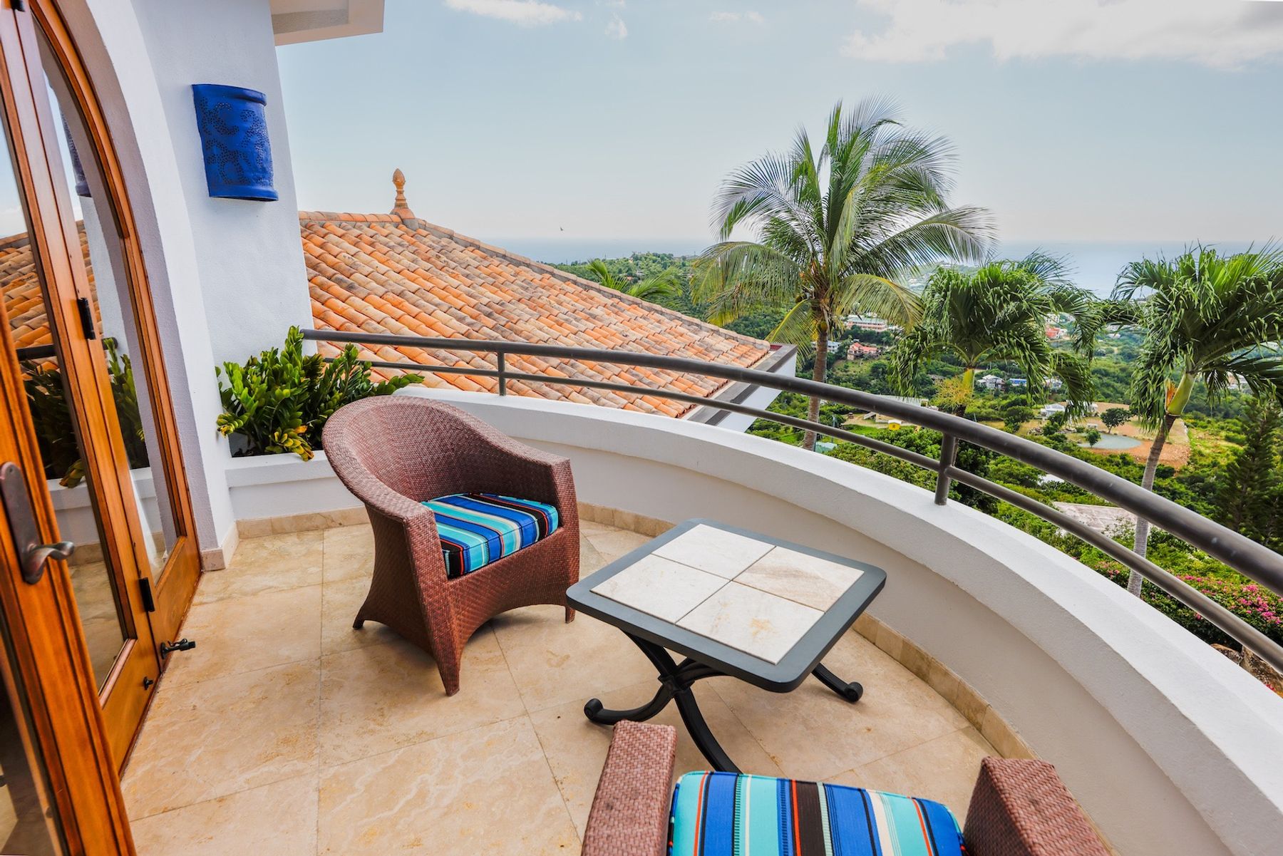 Balcony with views