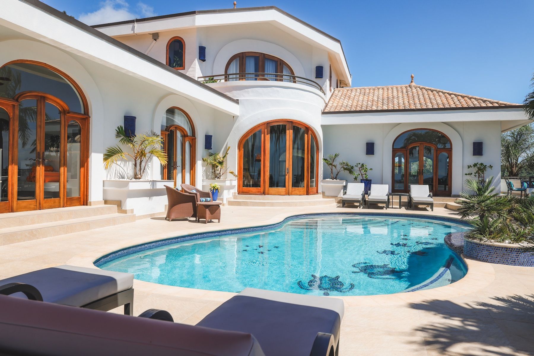 Poolside views