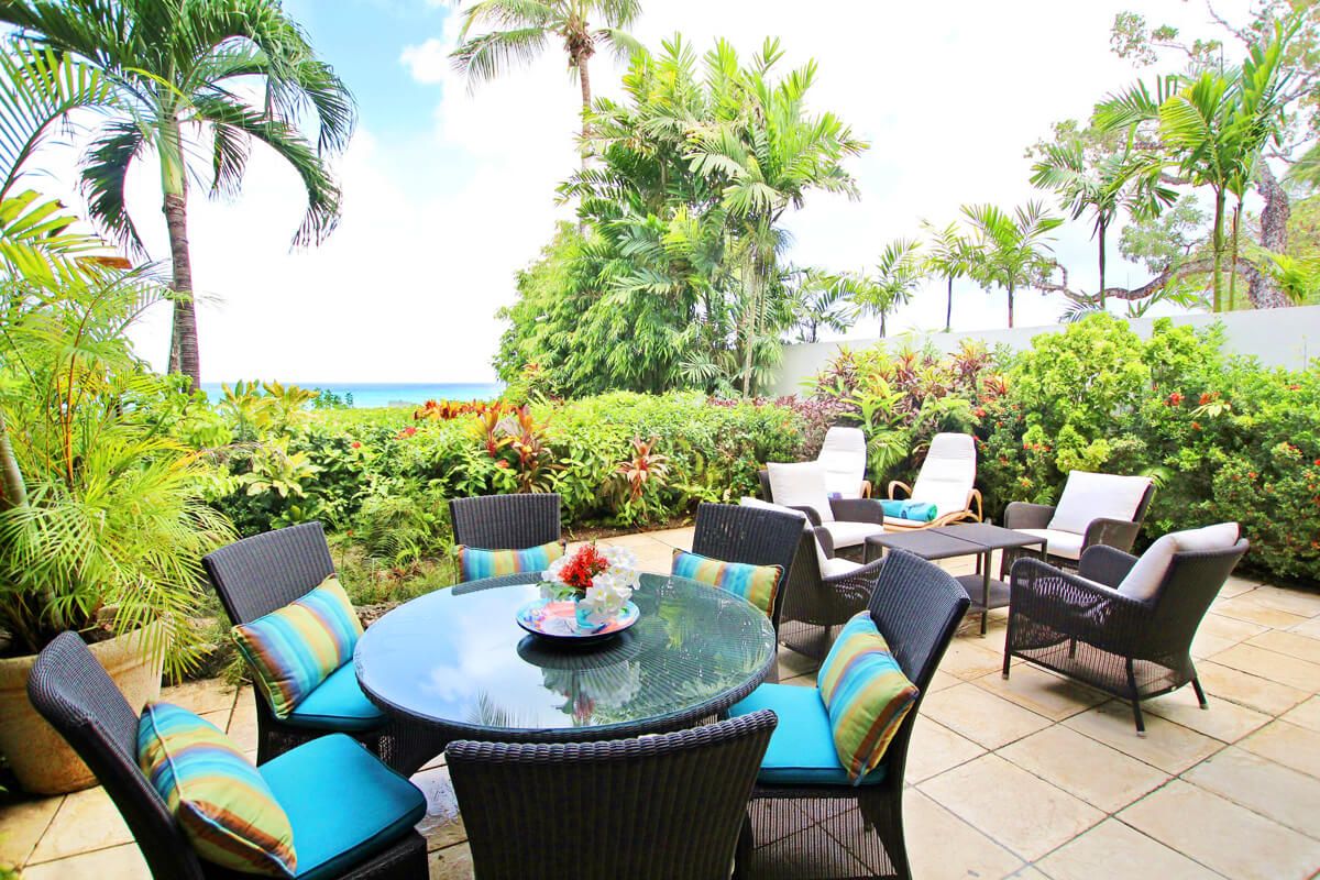 Private patio