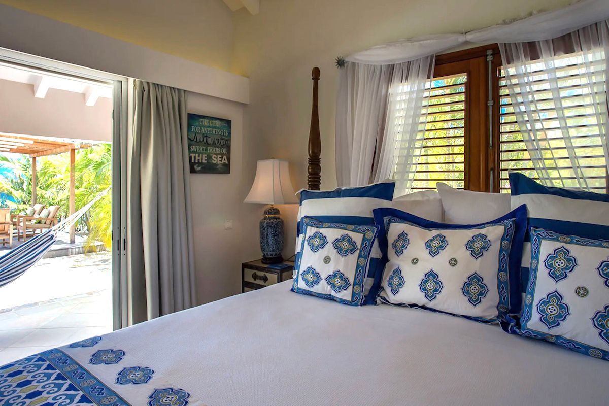 Bedroom with patio access