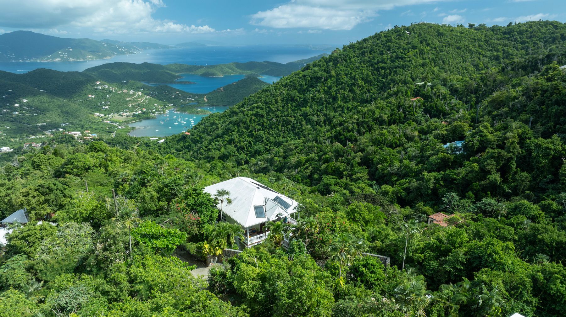 Aerial views of Esprit Villa
