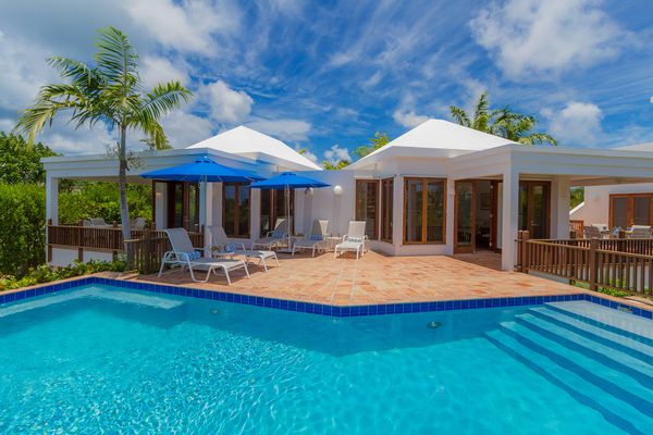 Private pool at Coconut Palm Villa