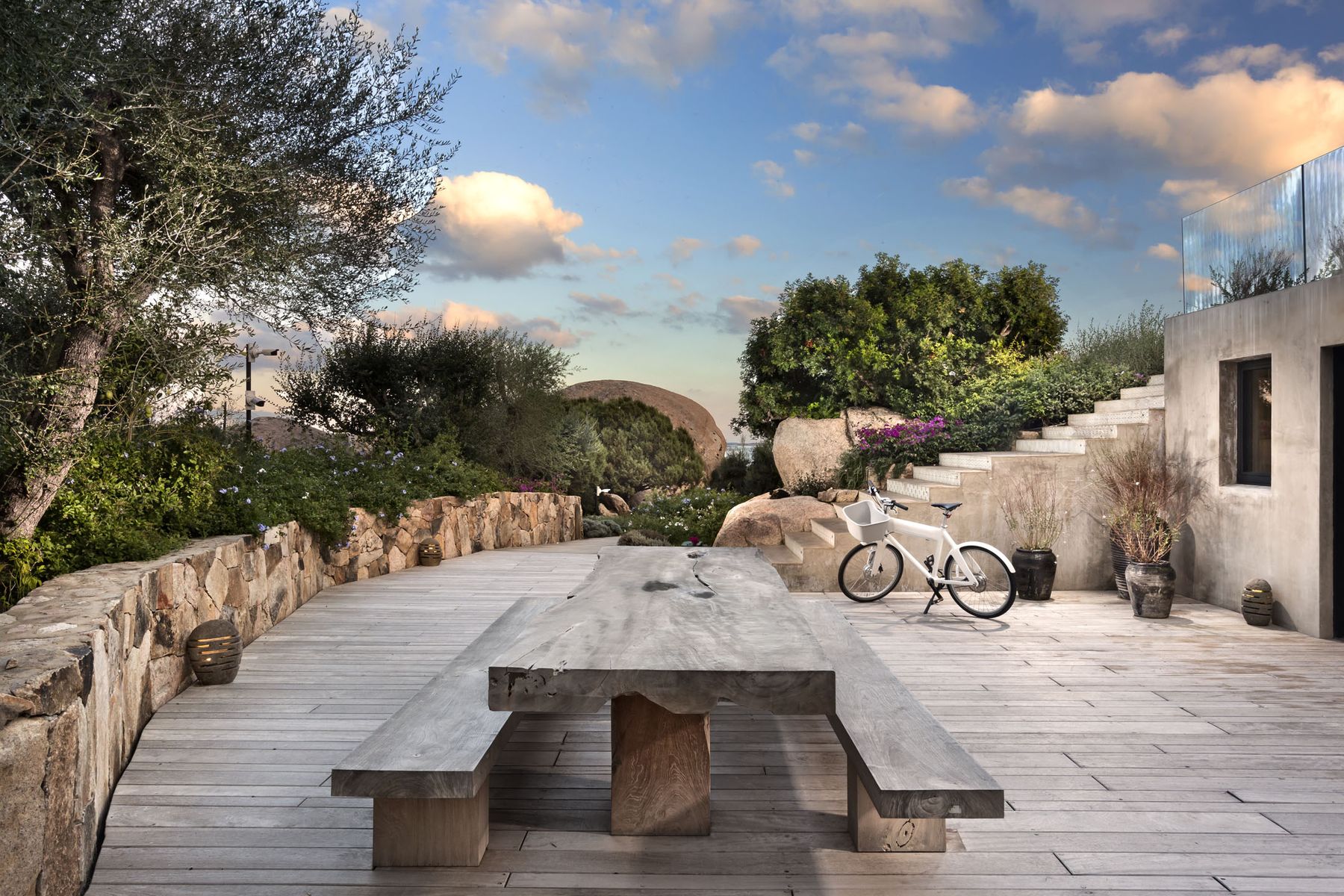 Explore the stunning grounds, and find a quiet corner to spend time together on the spacious terrace.  