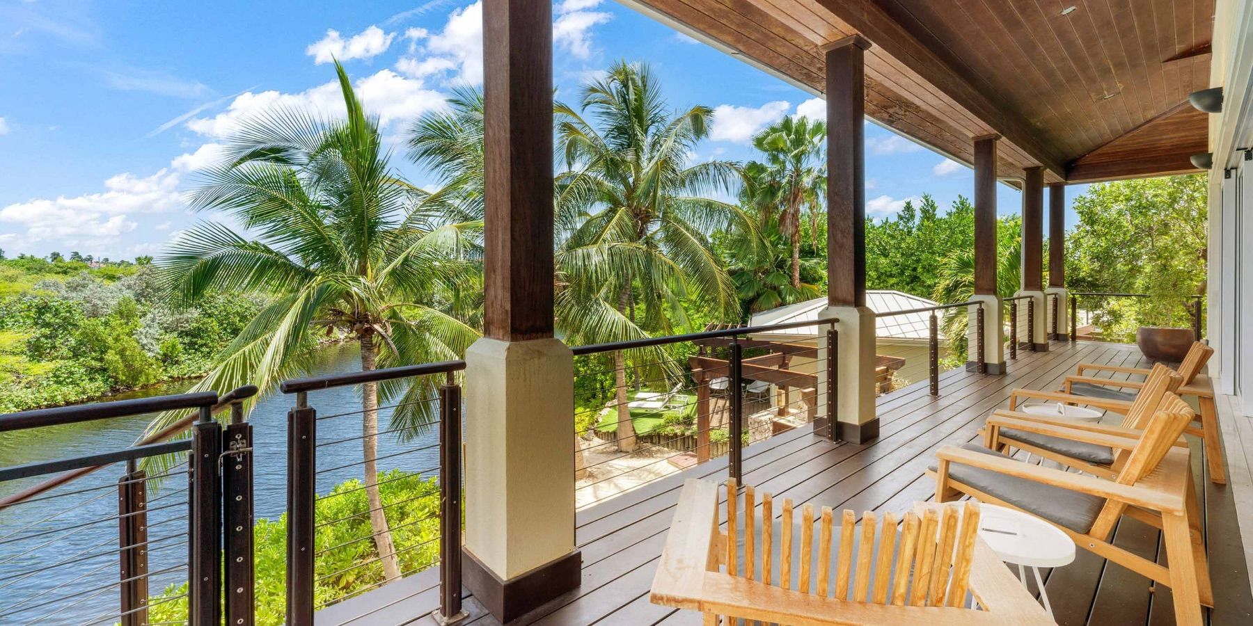 Relax on the veranda and enjoy the views