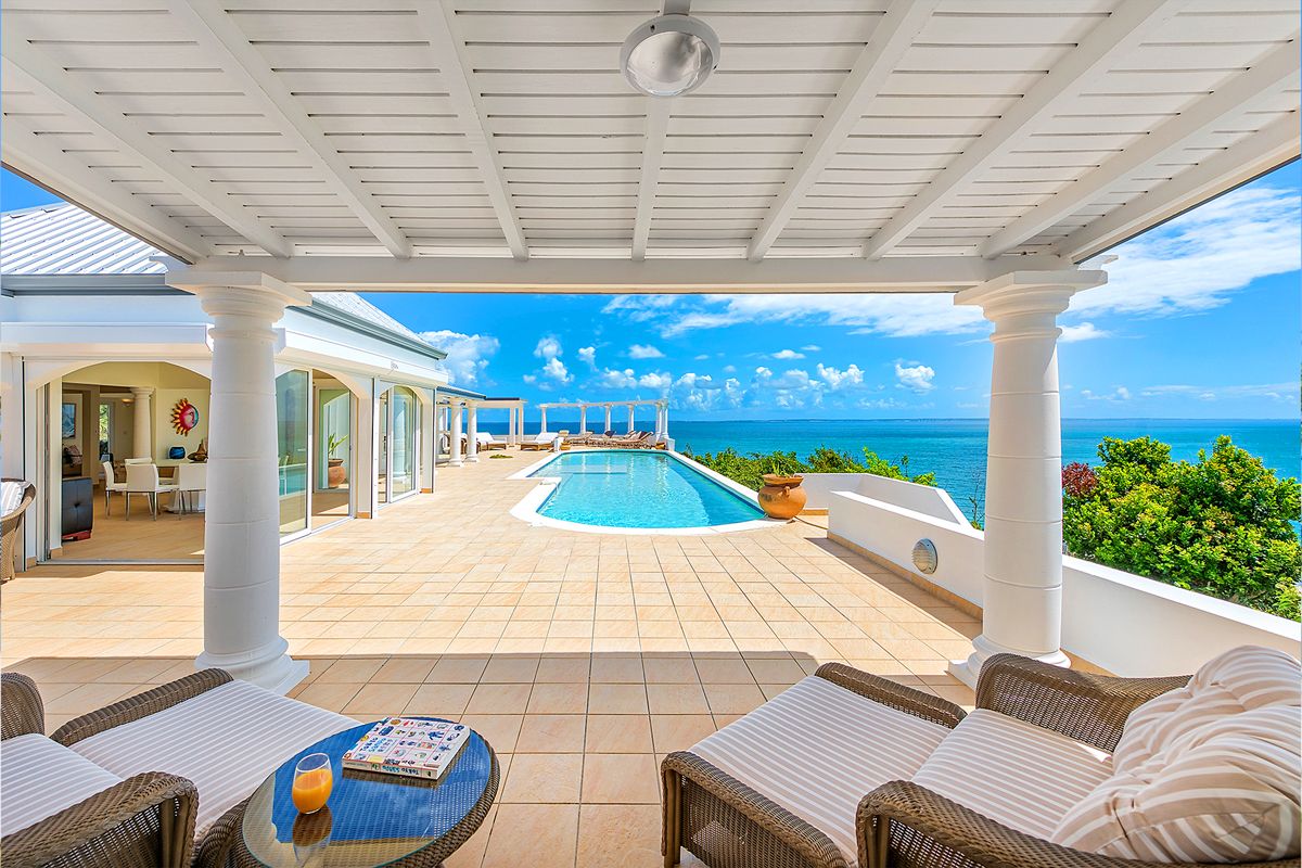 Walk out patio near bedroom one
