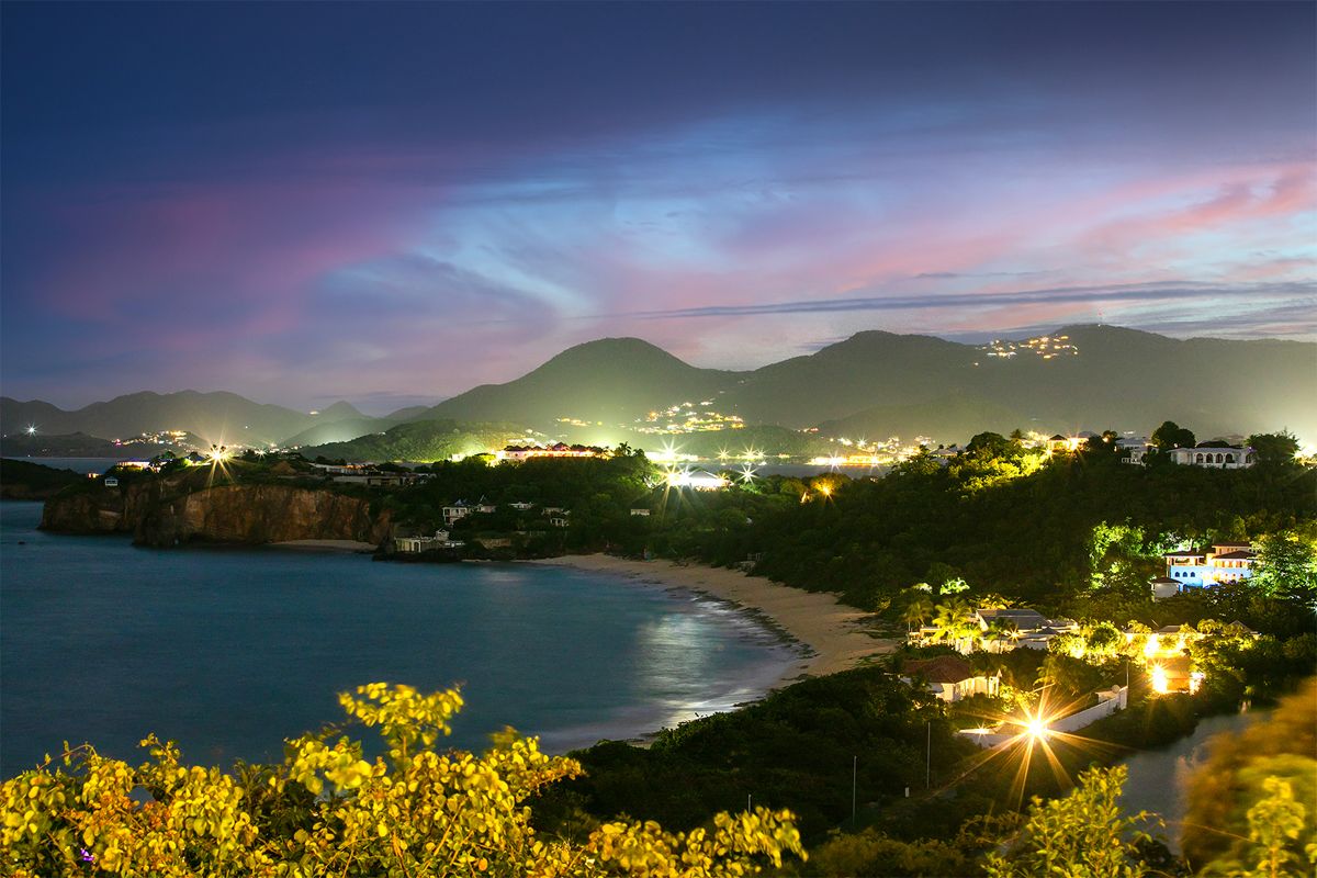 View of Baie Rouge beach