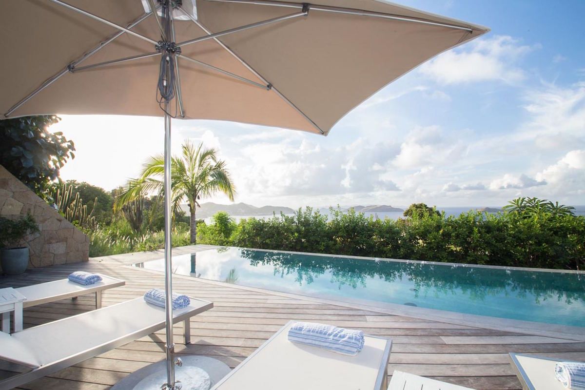 See Fourchue island, St. Martin and Anguilla in the distance