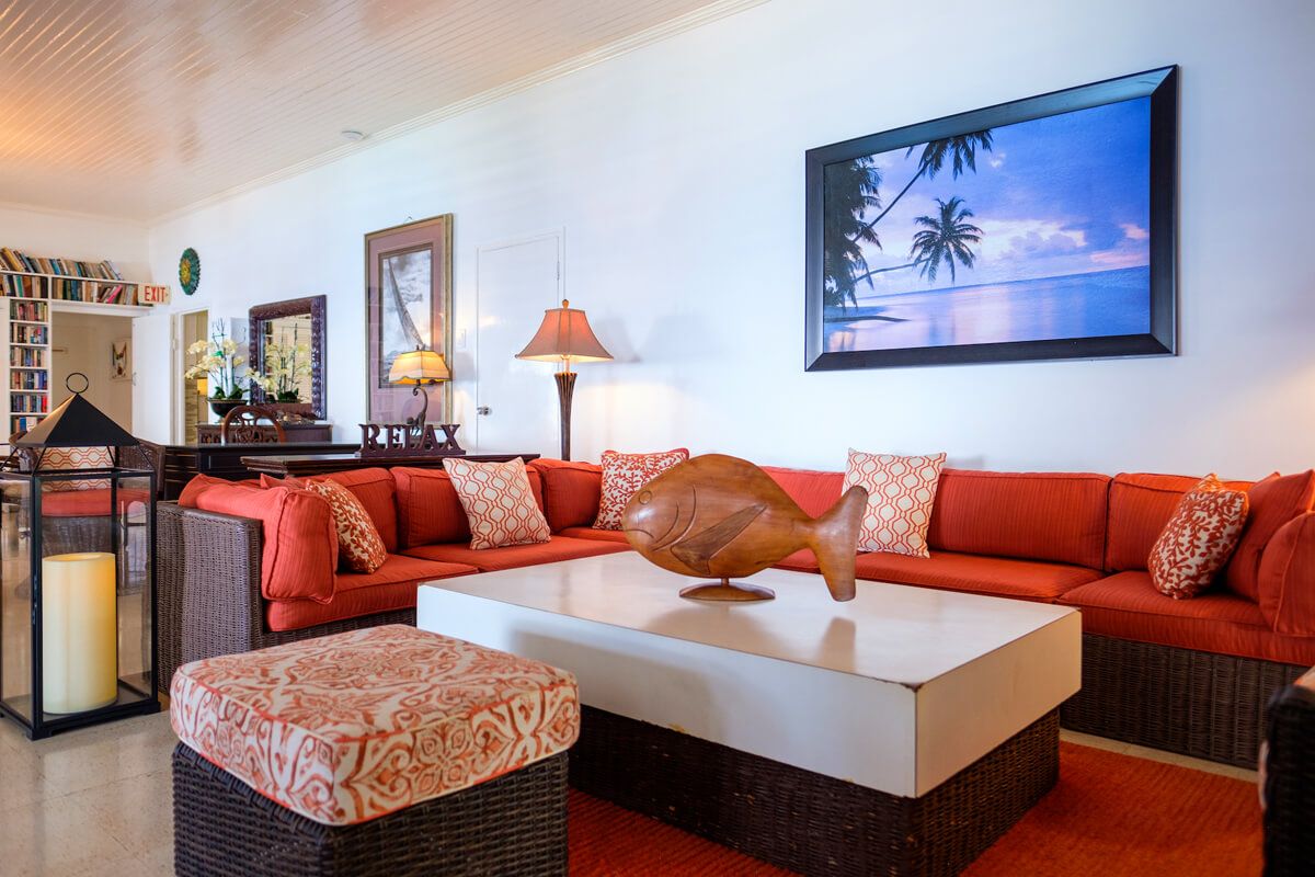 The living area