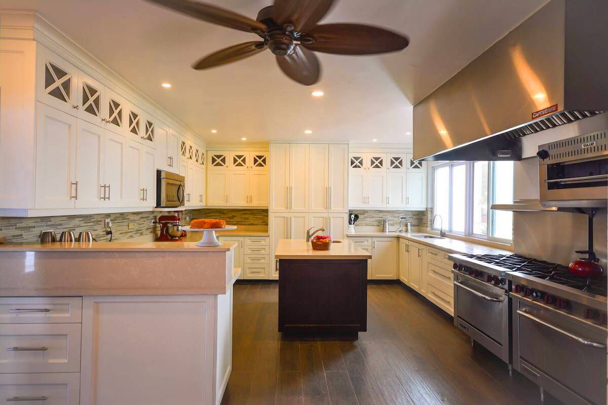 A well-equipped kitchen