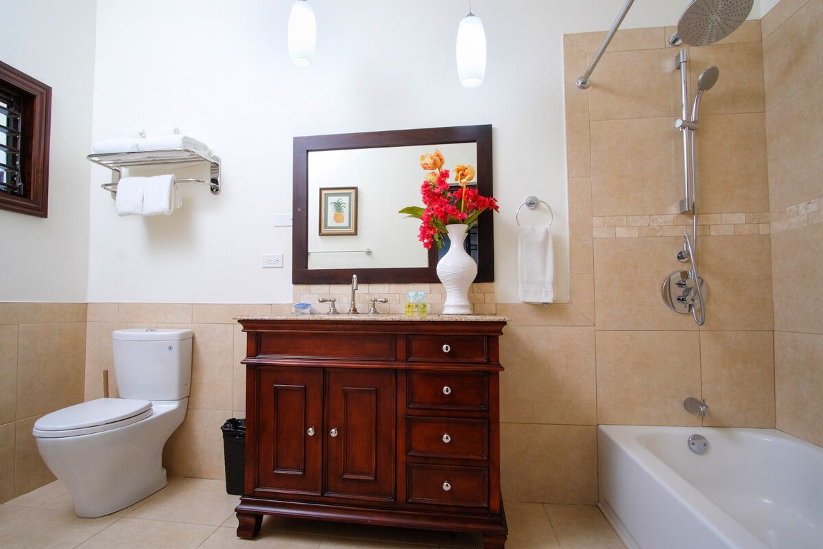 En suite bathroom