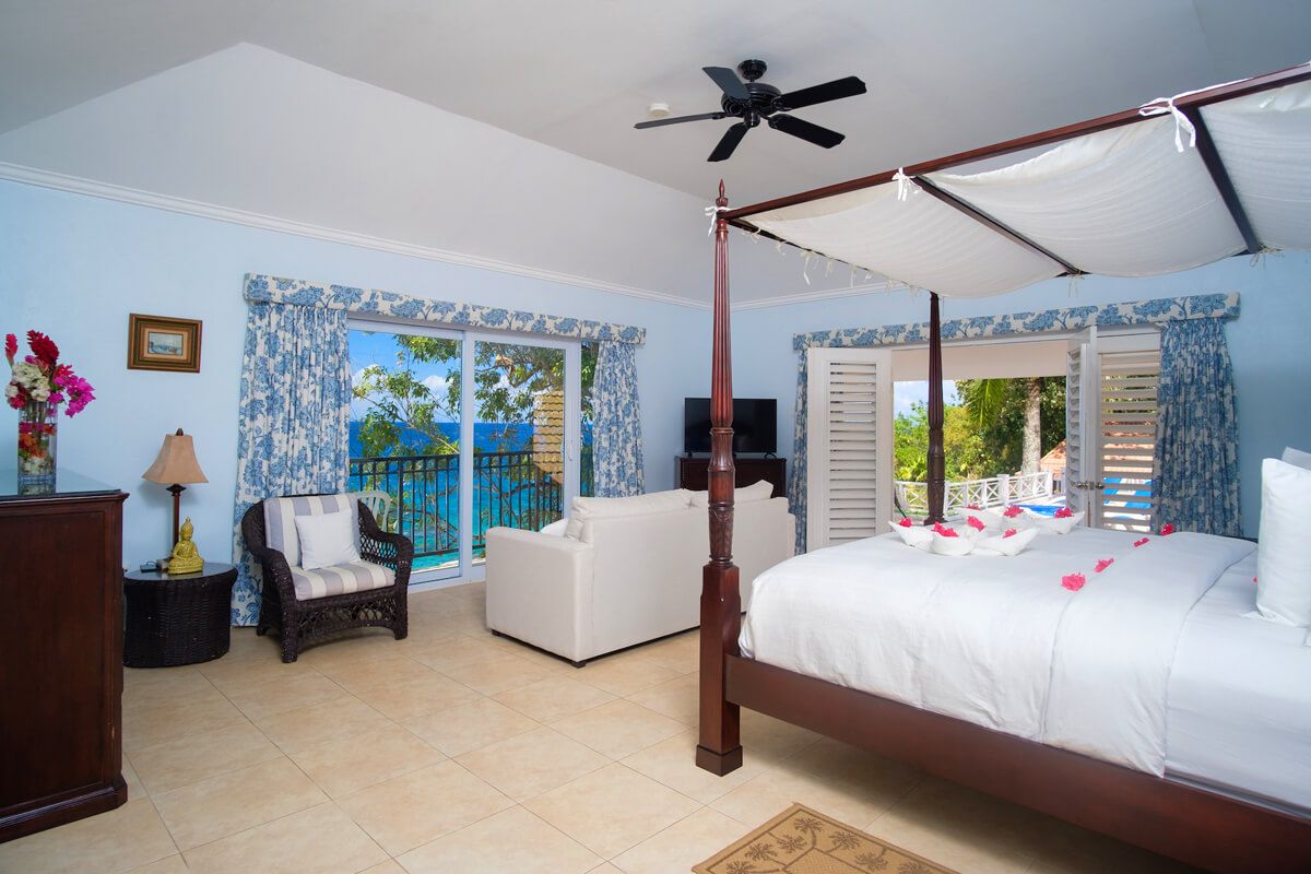Upper level master bedroom suite