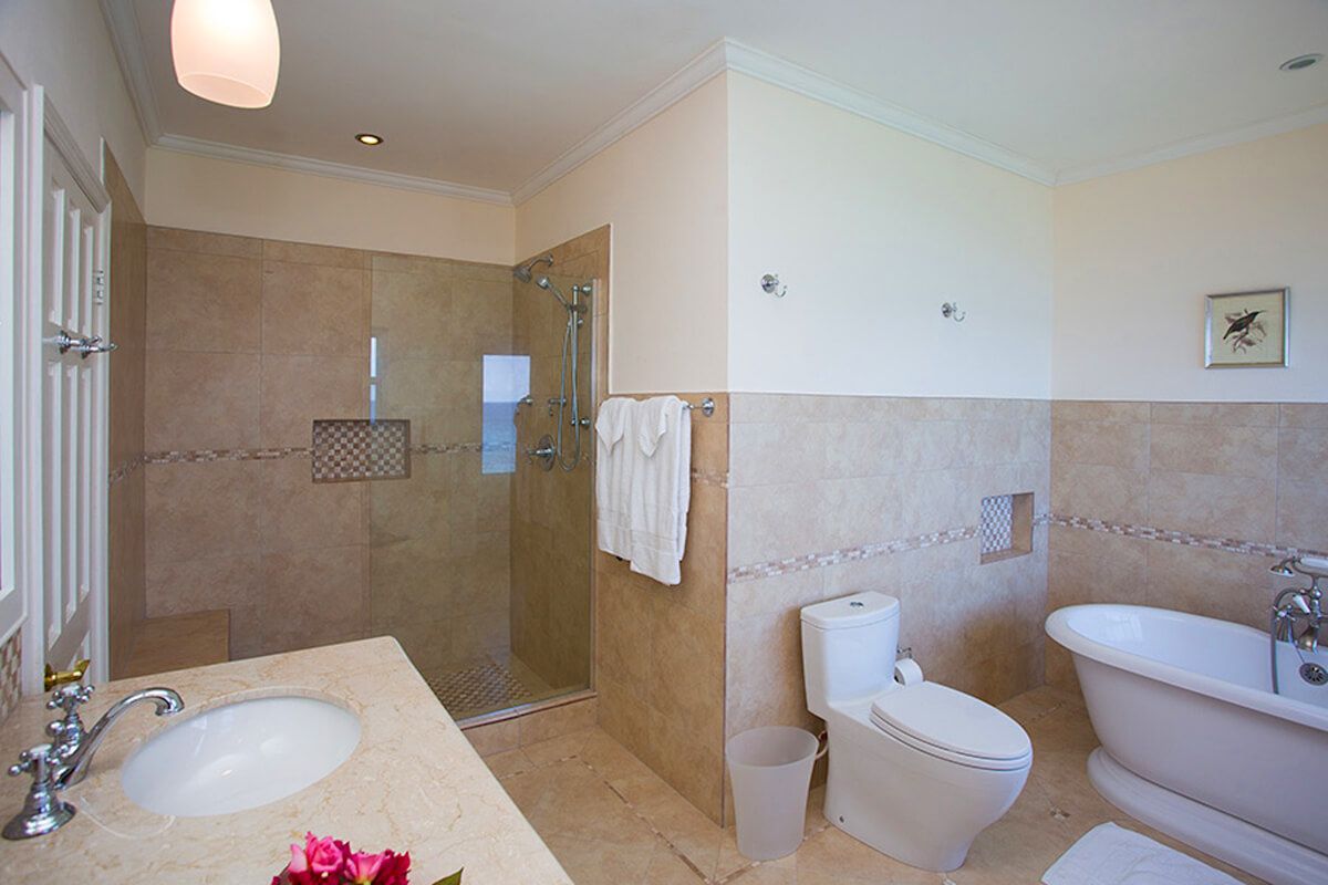 En suite bathroom