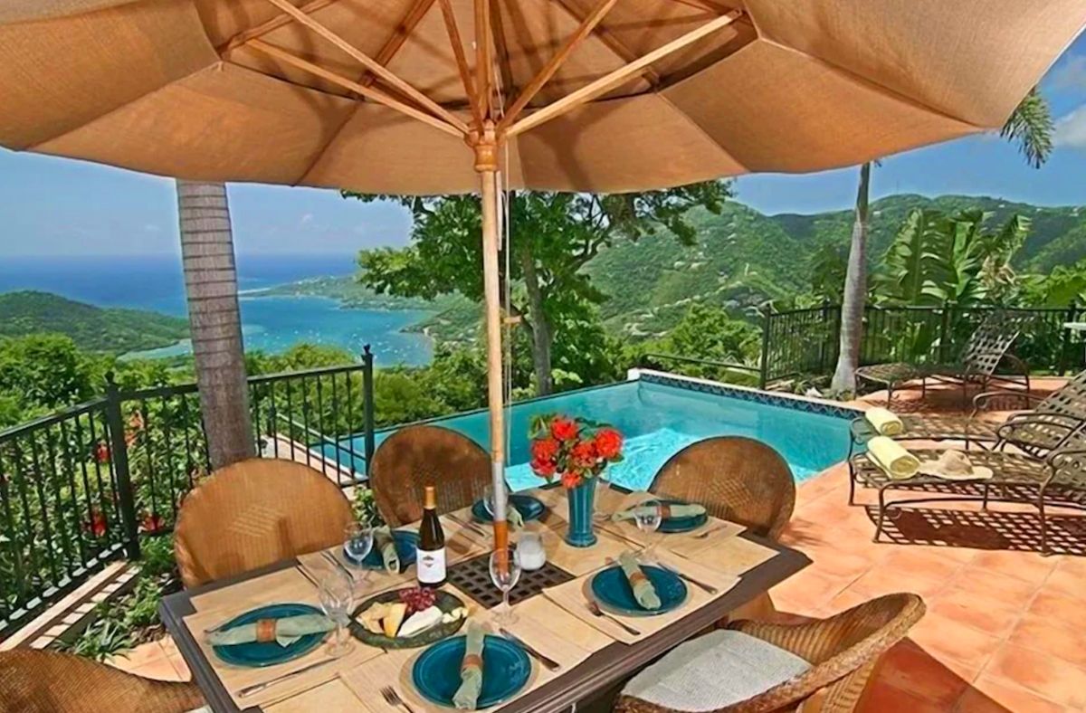 Outdoor patio dining
