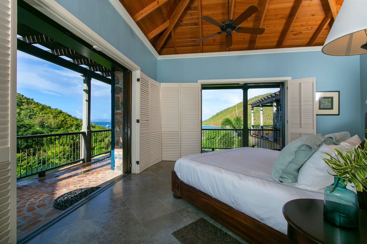 Upper level bedroom in the closer bungalow