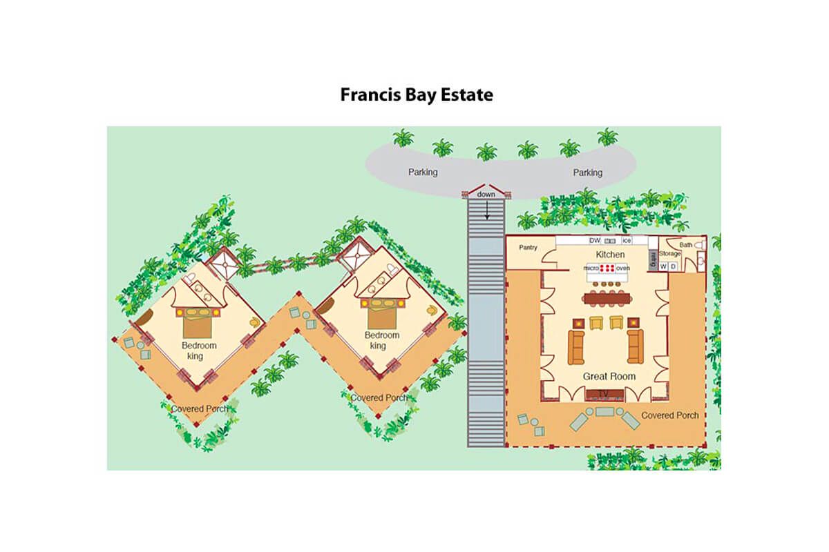 Francis Bay Estate Villa floor plan