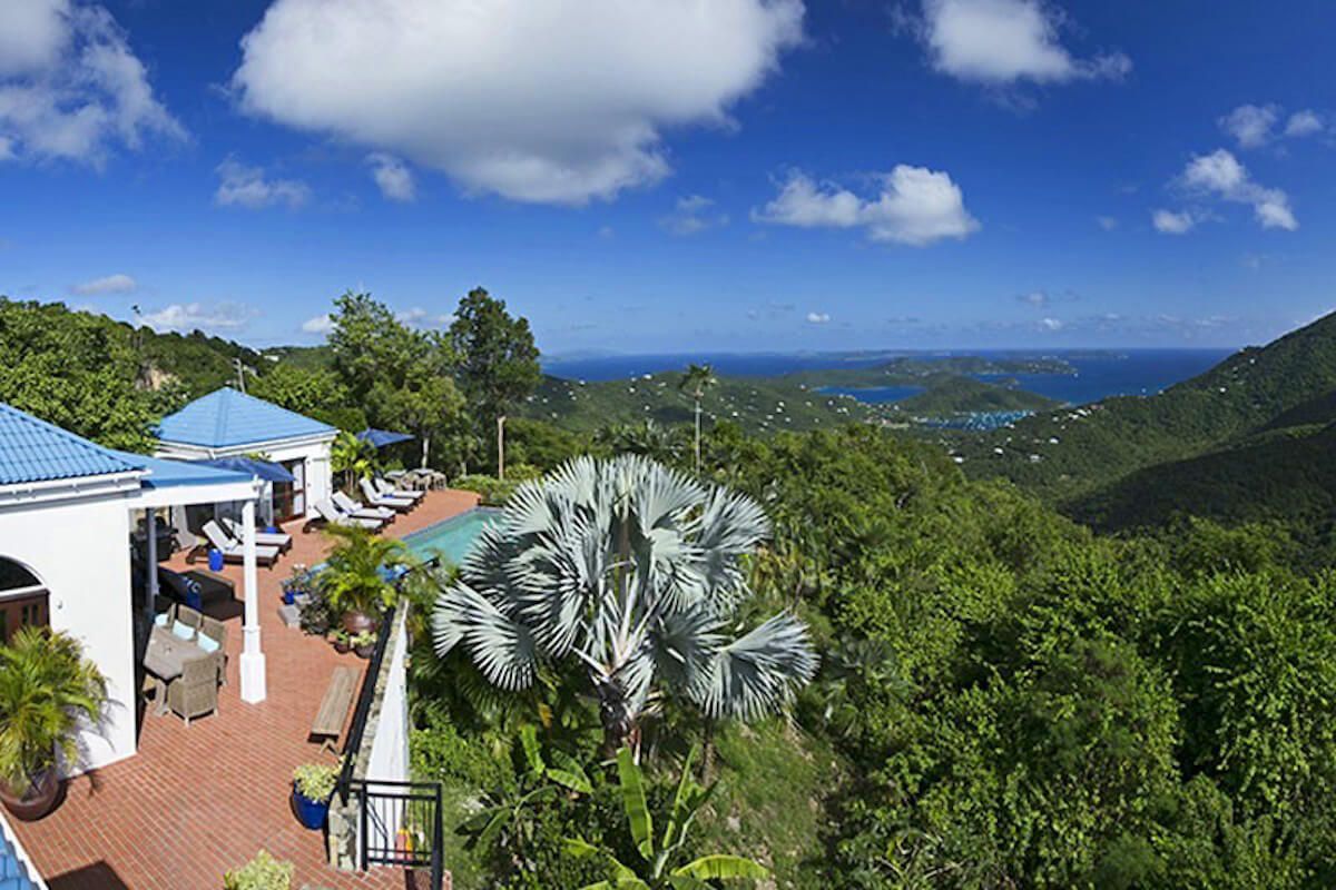 Views down to the ocean