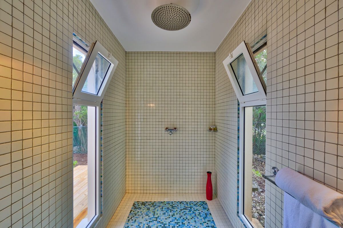 Shower in the cottage