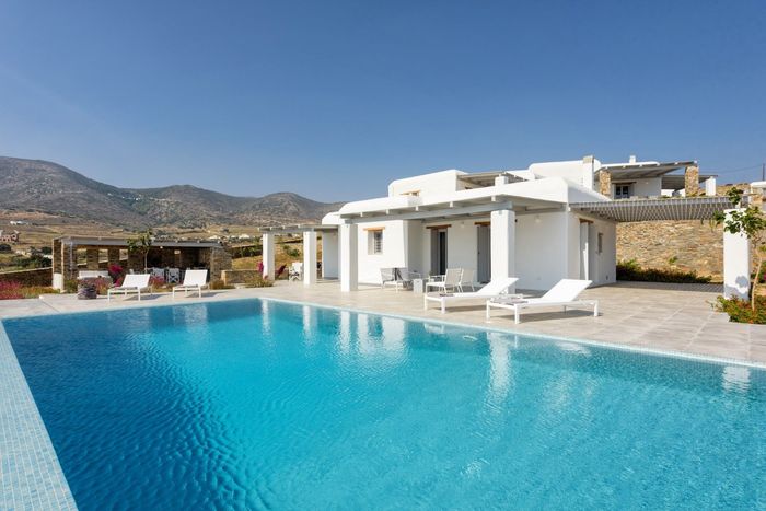 A stunning five-bedroom villa that offers breathtaking sea views.