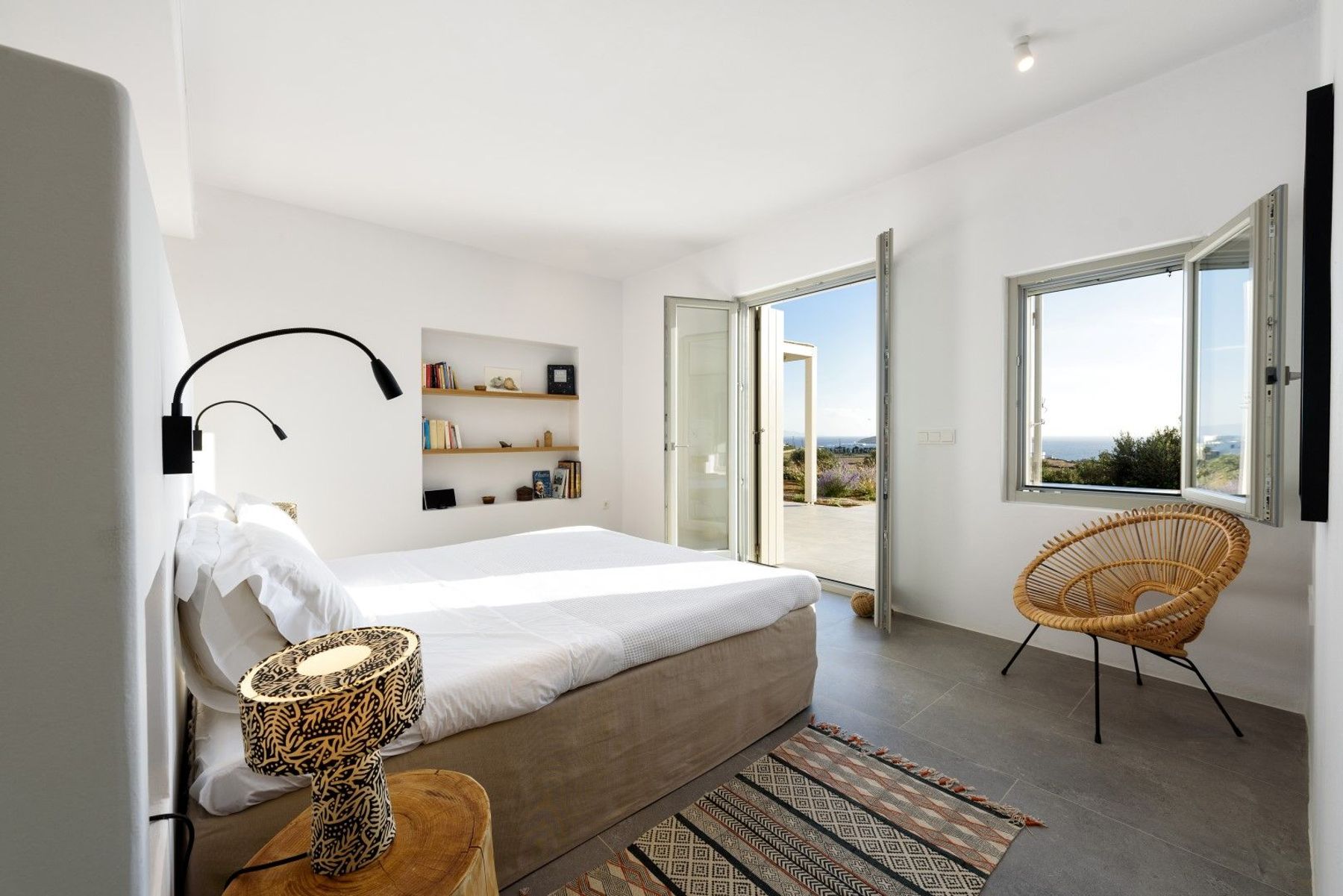 Double ensuite bedroom with direct access to the terrace and stunning views.