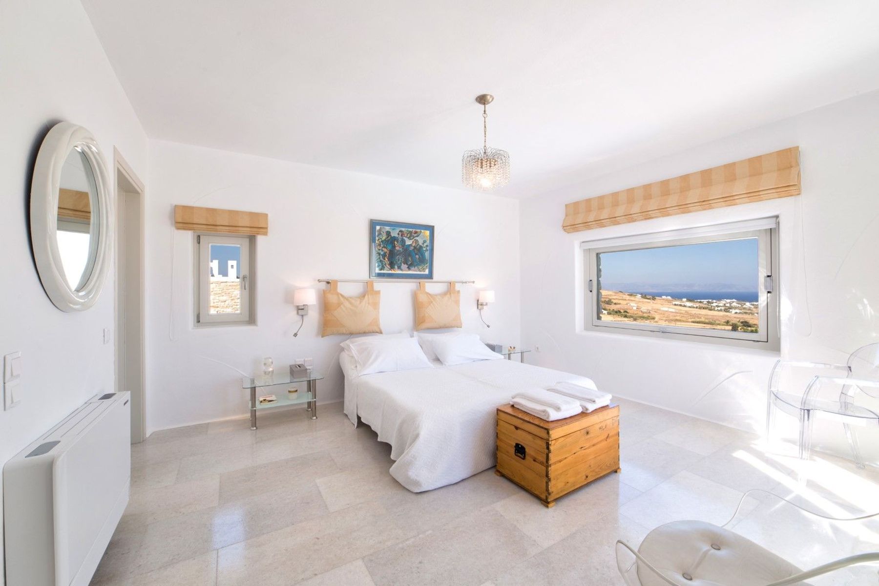 Double ensuite bedroom with stunning sea views.