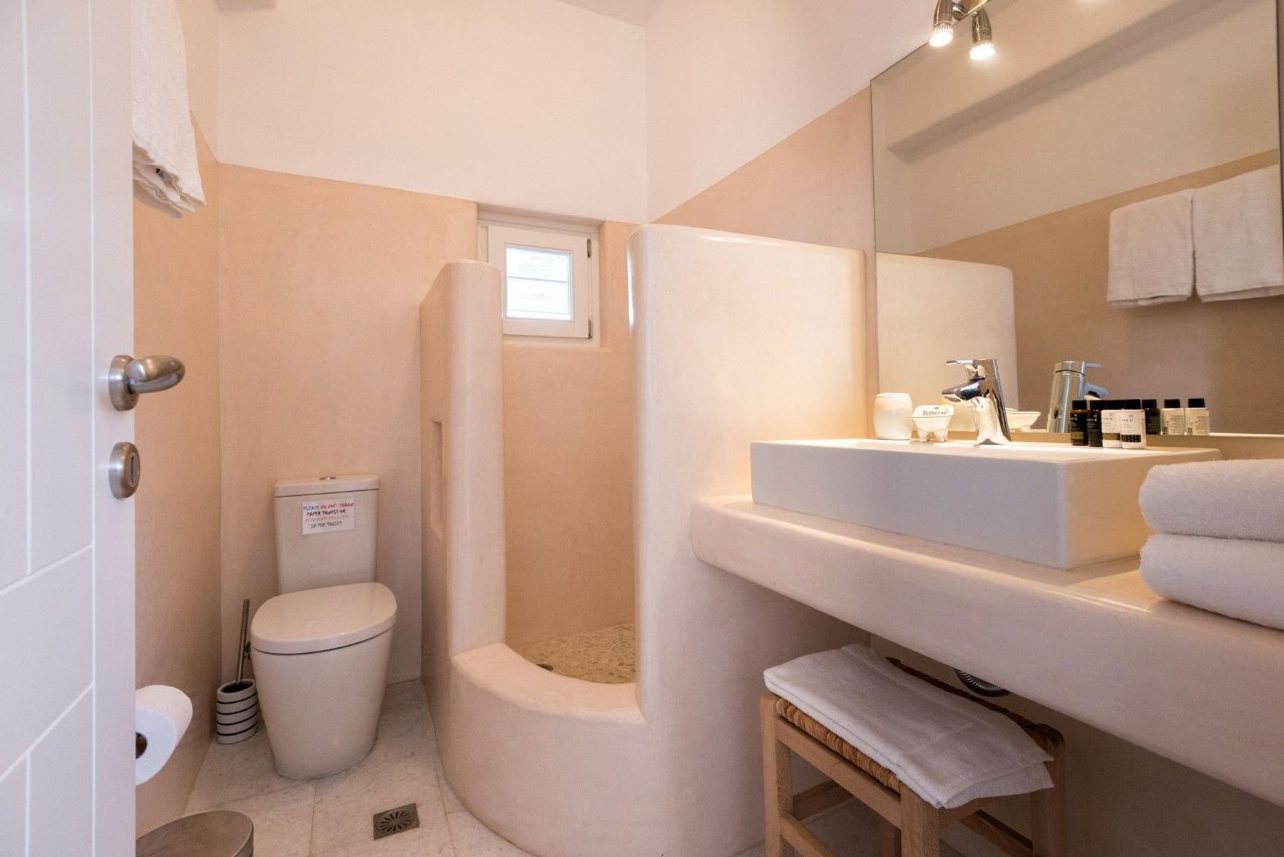 Ensuite bathroom with walk-in shower.