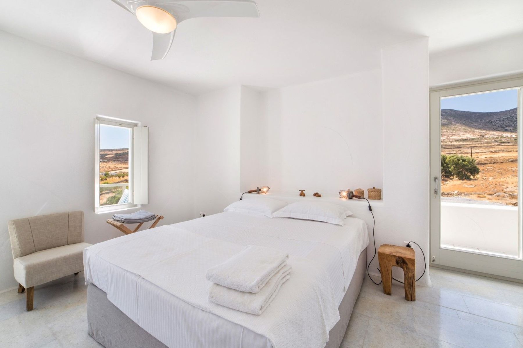 Bright and airy double bedroom.