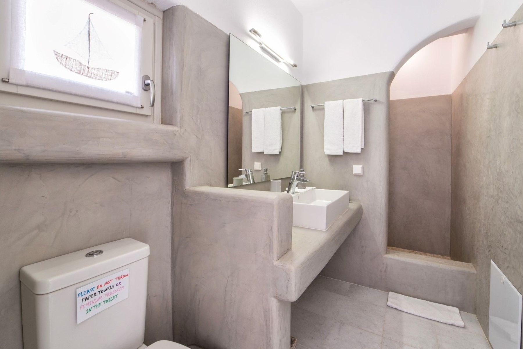 Ensuite bathroom with walk-in shower.