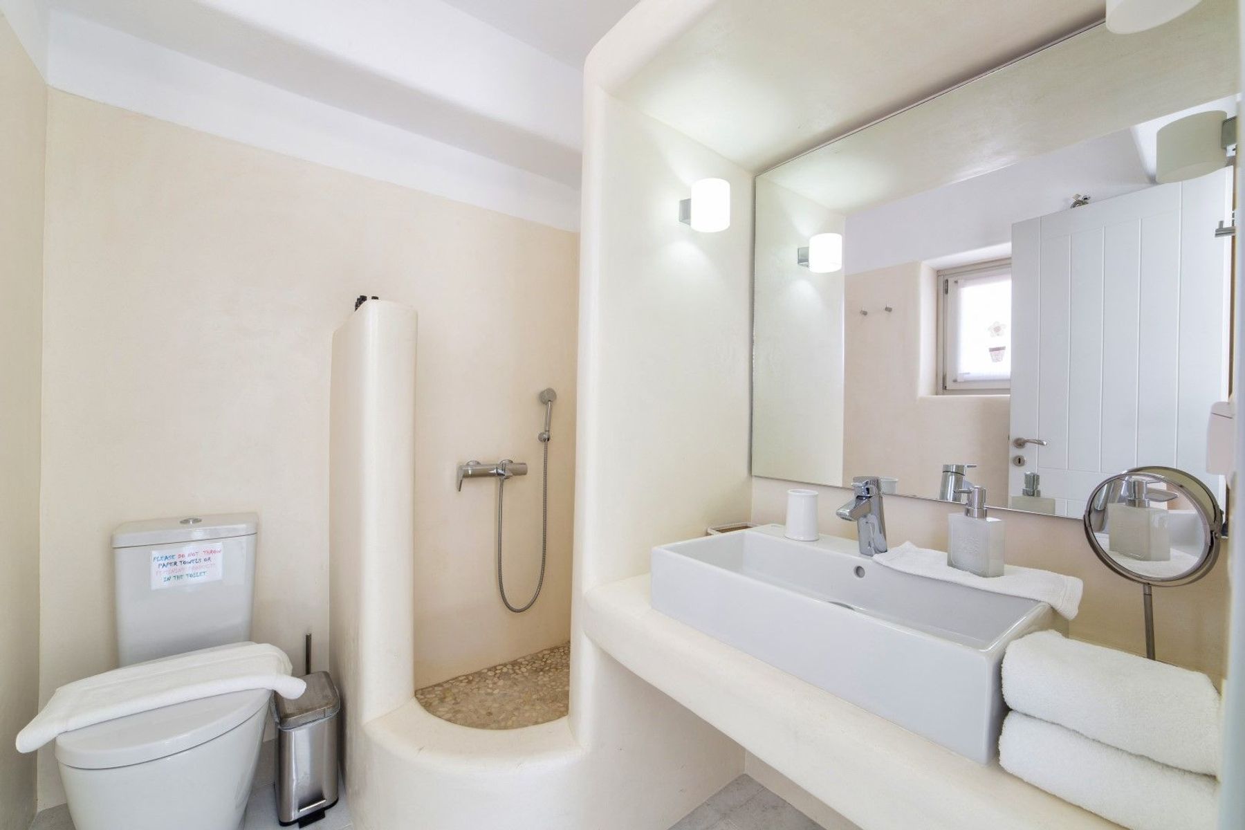 Ensuite bathroom with walk-in shower.