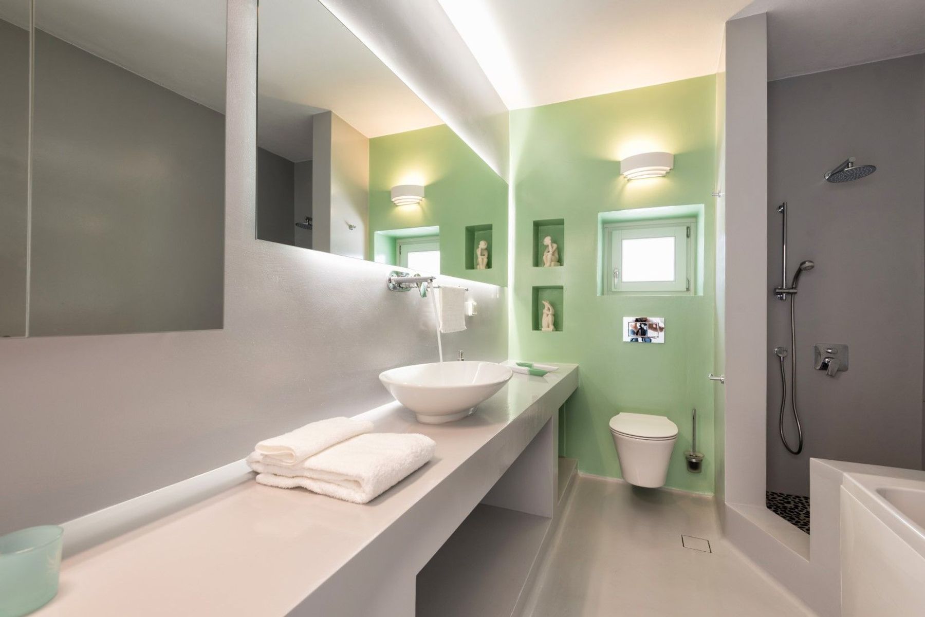 Ensuite bathroom with walk-in shower.