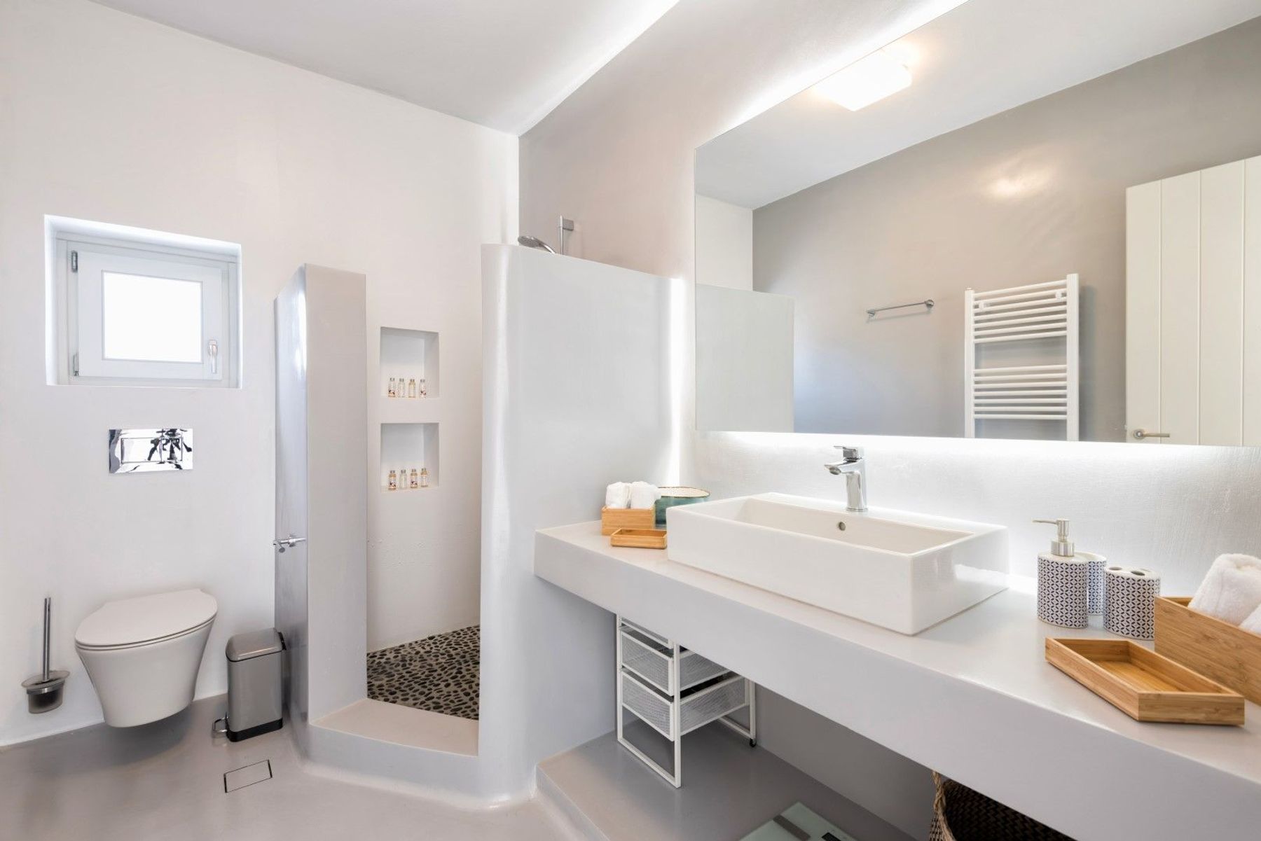 Ensuite bathroom with walk-in shower.