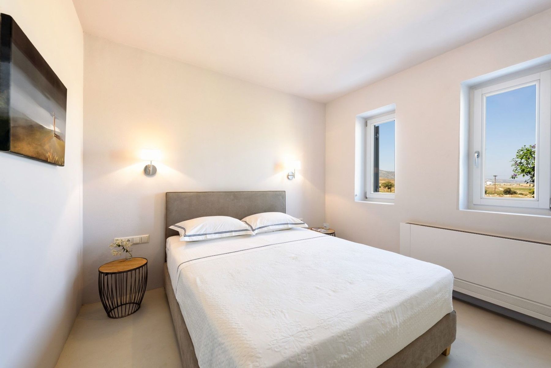 Double ensuite bedroom with sea views.