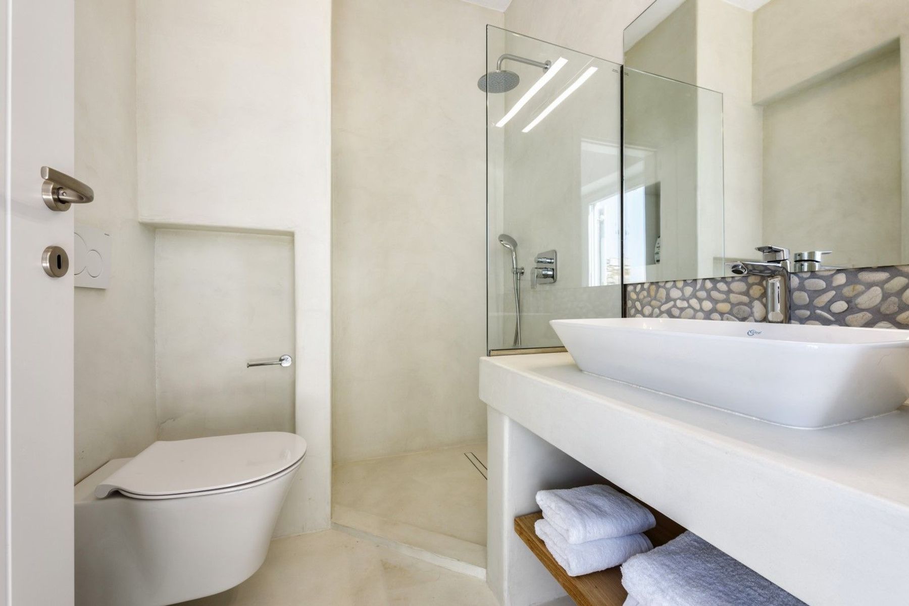 Ensuite bathroom with walk-in shower.