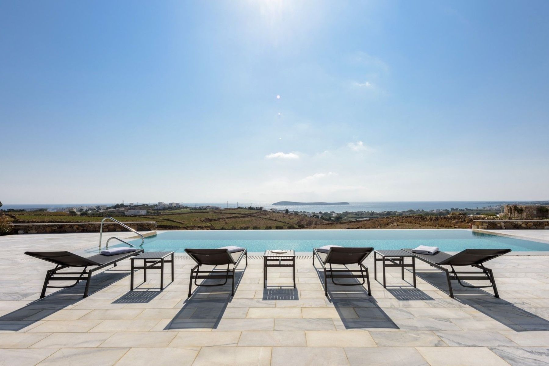 Enjoy breathtaking panoramic views over the bay and the neighboring islands.