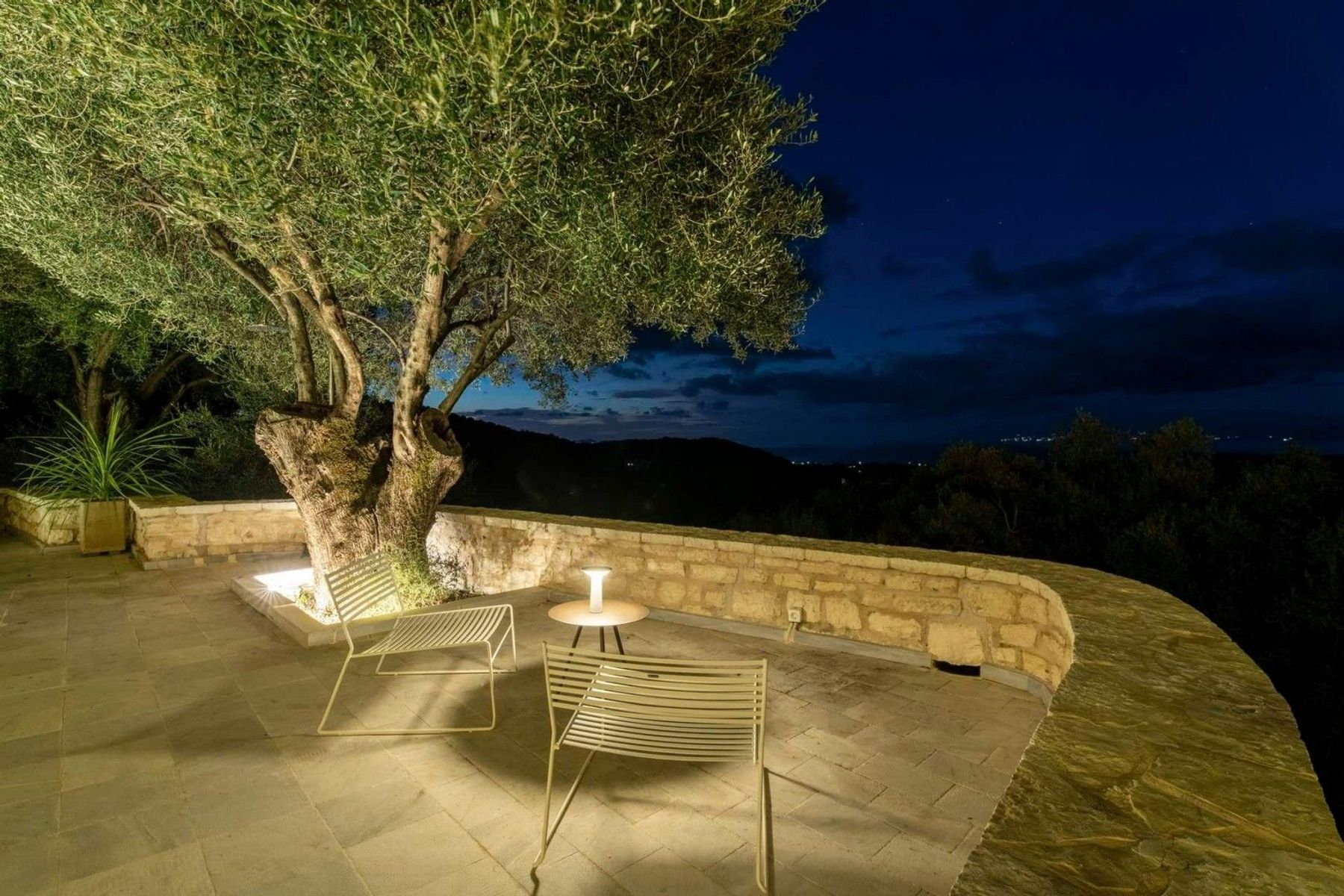 Make memories under the stars on one of the superb private stone terraces.