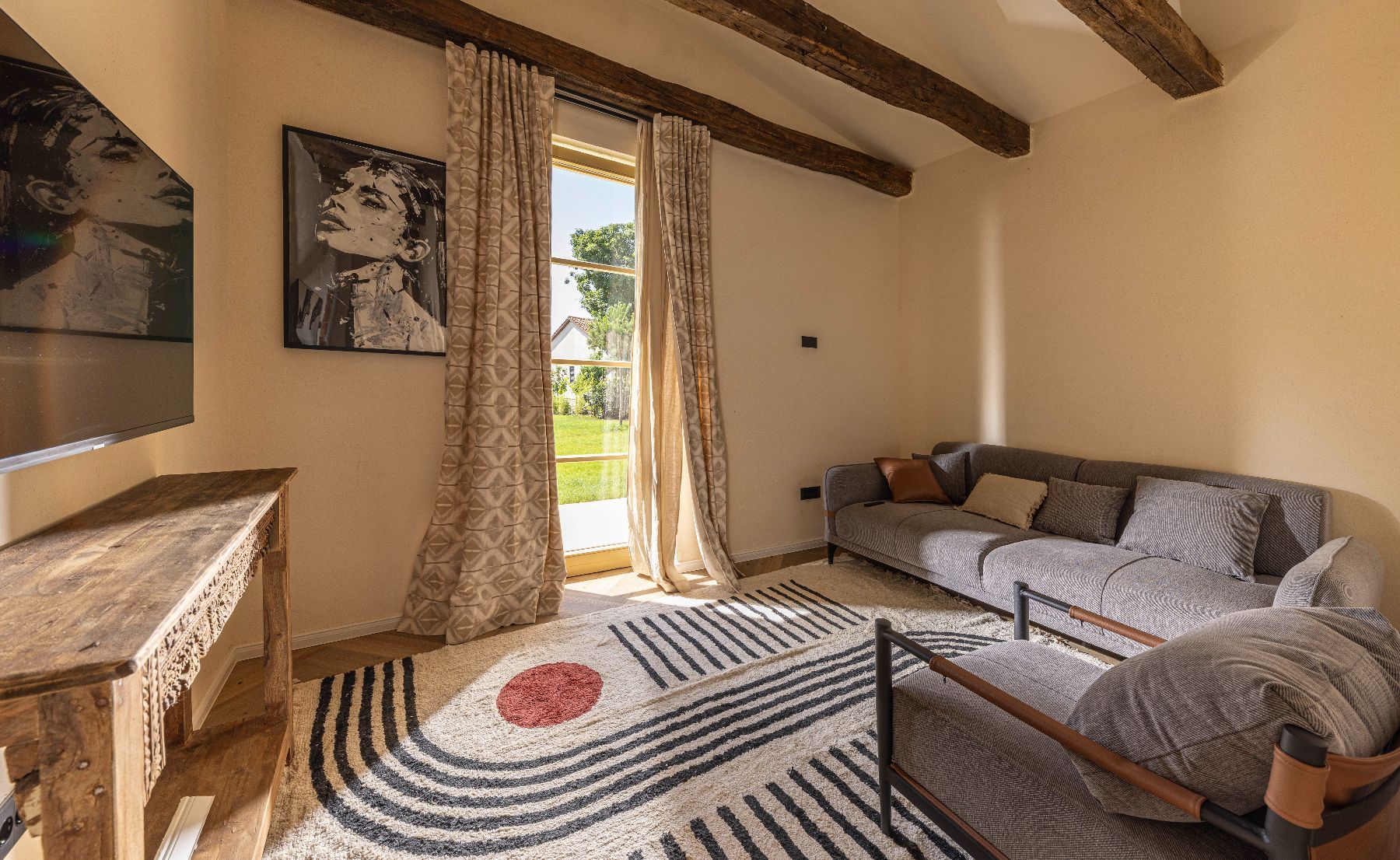 Take some time to relax with loved ones in the  contemporary lounge area. 