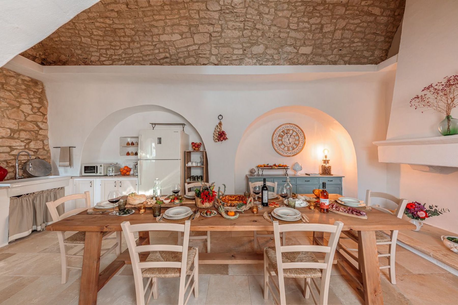 Spacious kitchen that is designed to be a gathering place, here you can enjoy meals and each other’s company.