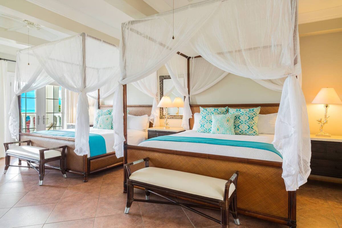 Double bedded guest suite