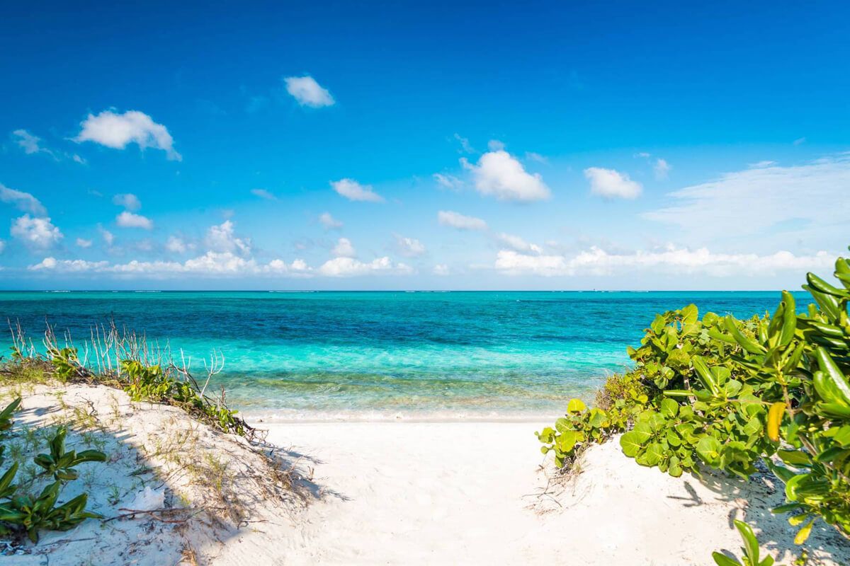 Pathway entry to Grace Bay Beach