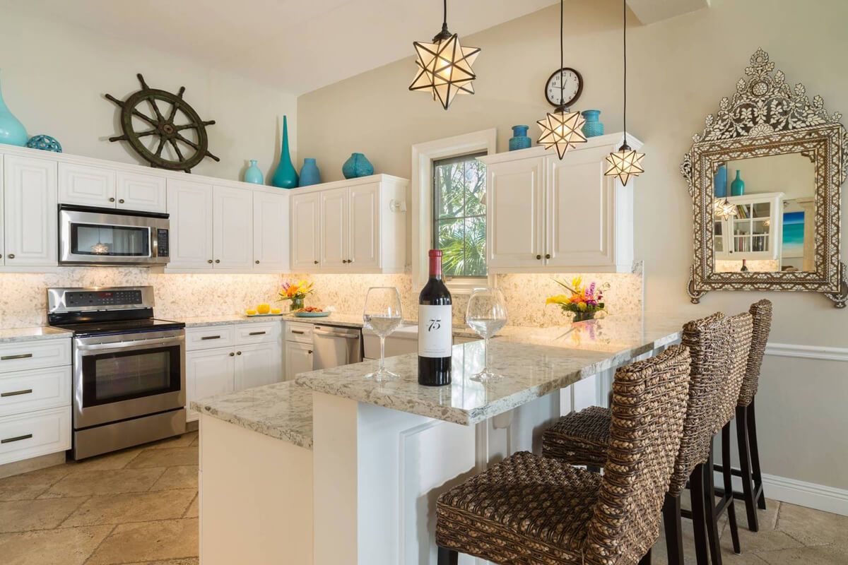 A well-equipped kitchen