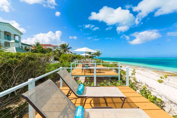 Tamarind Villa is located on the shores of Grace Bay Beach