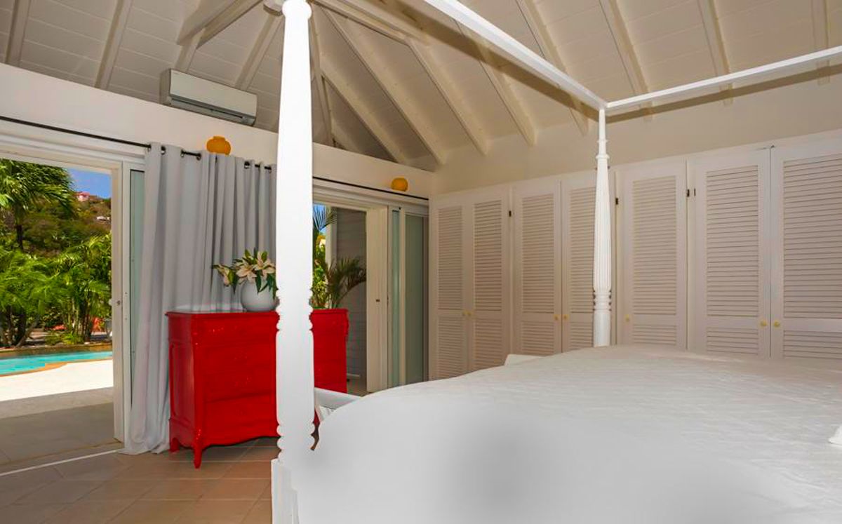 Bedroom with patio access