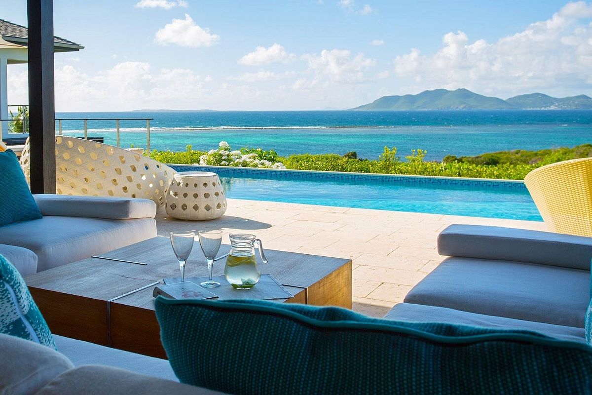 Patio with amazing views