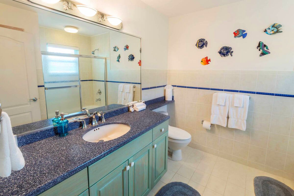 En suite bathroom