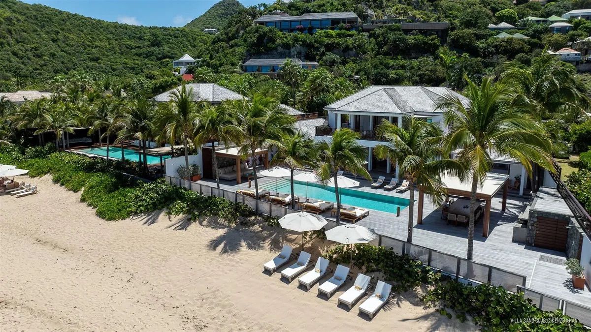 Sand Club sits beachfront on Flamands
