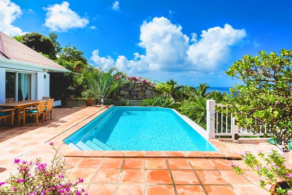 Ana Villa has a private pool with great ocean views