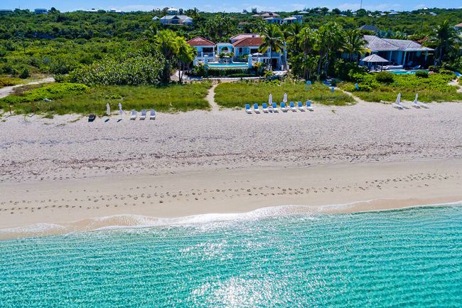 Casa Grande is located on a beautiful stretch of Grace Bay Beach