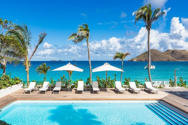 On the Island of St. Barths, This Stunning Oceanfront Villa Stands