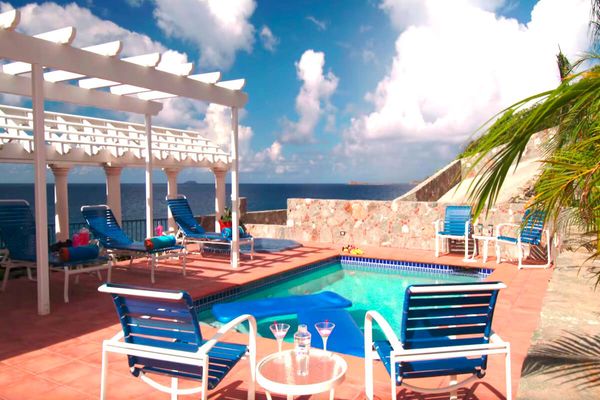 A Dream Come True Villa has amazing ocean views and a fun pool area