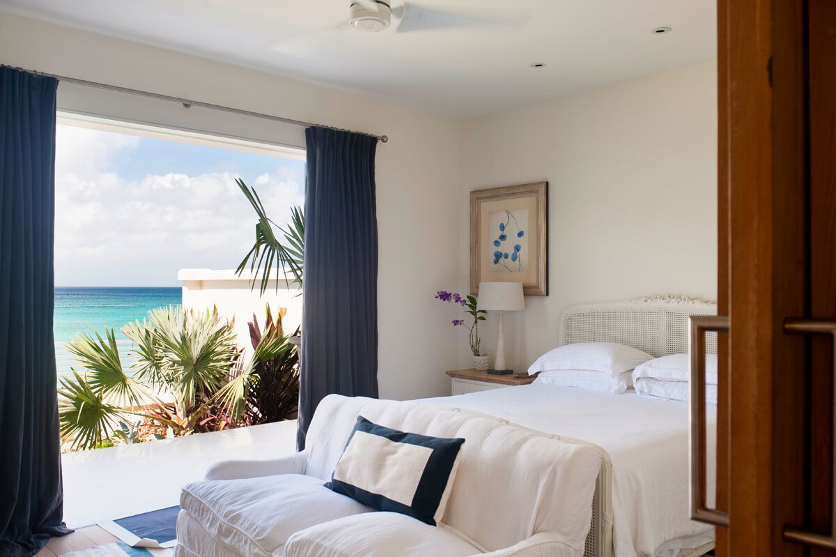 Bedroom suite boasts ocean views